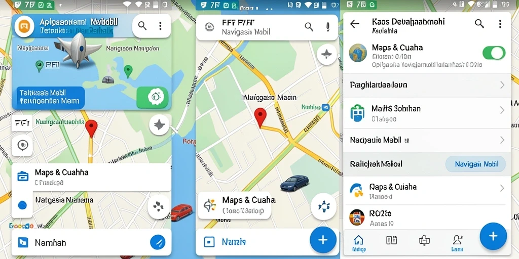 Antarmuka F7F7 dengan peta interaktif dan fungsi navigasi yang jelas.
