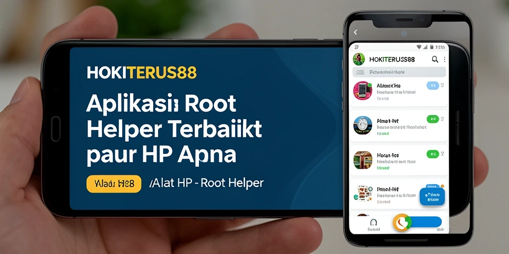 Antarmuka HOKITERUS88 menunjukkan proses rooting yang sederhana dan efektif.