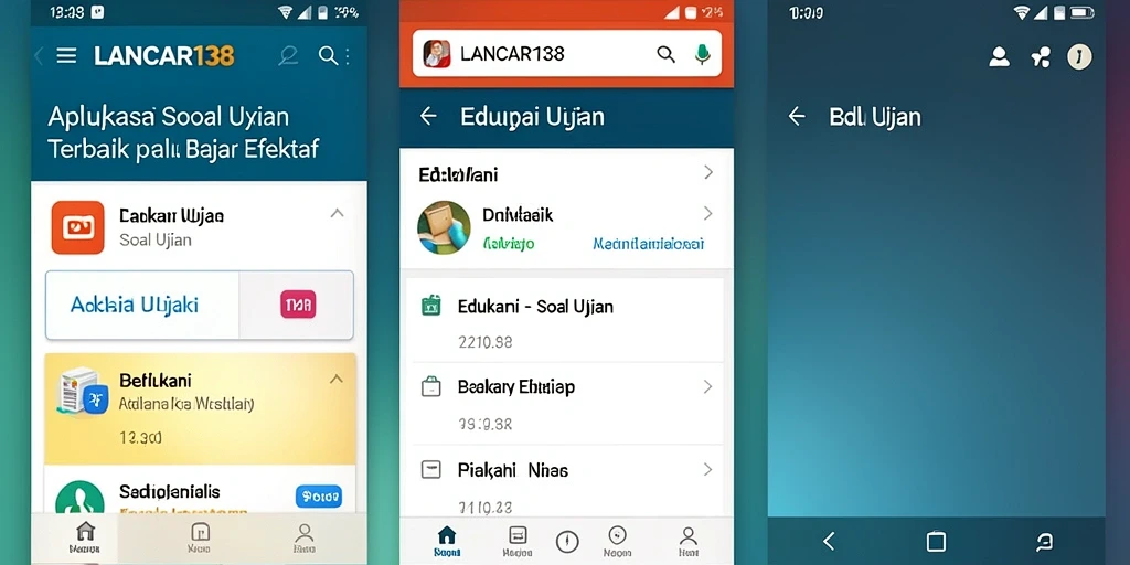Antarmuka pengguna LANCAR138 yang ramah dan menarik.